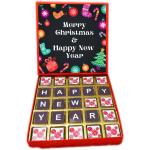 Expelite Mery Christams And New Year Chocolate Gift For Girl Friend - 25 Pieces Happy Near Year Gift for Employees Bars (25 Units)