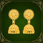 arch fashion Traditional Gold Platted New Jumkhi Earrings Collection ERG2113