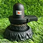 Murti Spandan Marble Dust Beautiful Shiv Pindi Idol for Pooja: Elevate Your Spiritual Worship