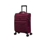 it luggage Precursor-Dark Red-Cabin-55cm Softsided 8 Wheel Trolley Bag Luggage Trolley Small Suitcase Cabin Luggage