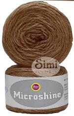 Simi Enterprise Brown Wool Knitting Yarn Wool Microshine Best Used With Knitting Needles, Crochet Needles Wool Yarn For Knitting. -Ib Art-Dbj, 200 G