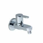 PARRYWARE CLARET Series wall mounted WC AREA BIB COCK WITH NOZZLE ( Chrome ) | Top Lever, Brass Body | Bib Tap for Bathroom, Toilet, Home | G5279A1