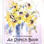 REDGE A4 Sketchbooks Sprial Bound, A4 Size, Fine - Grade Sheets, 150 GSM, 30 Sheets