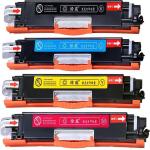 ZOKIO 130A Toner Cartridge Combo Compatible For HP 130A - CF350A/ CF351A/ CF352A/ CF353A Toner Cartridge Combo For HP Color LaserJet Pro MFP M176n / M177fw Black + Tri Color Combo Pack Ink Cartridge