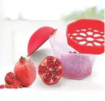 Vinishq 2 in 1 Anar Seed/Pomegranate Peeler Extractor,Pomegranate Deseeder Seed Remover Straight Peeler (Red)