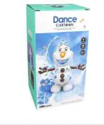 Sanjary Multicolor Plastic New Musical Toy Frozen Dancing Olaf Cute Kids Electric Toy Cartoon - 3 Plus Years