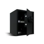 Ozone Black Metal Safilo Bio Z - MAX Digital Safety Locker for Home with Fingerprint and User PIN Code Access , 44.04 L