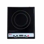 KWW Stova Induction Cooktop Push Button | 4 Digit Bright Led Display | Overheat Protection | Copper Coated Coil for Durability | Auto Shut Off | Quick Heating | Energy Saving | 1400 Watts