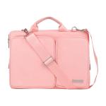 Probus 14 Inch Dual Pocket Laptop Bag With Shoulder Strap - Pink Laptop Sleeve/Cover (Pink, 14 inch)