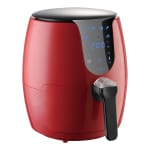 SOLARA Large Digital Air Fryer for Home Kitchen with 6 Pre set modes 3.5L- Red