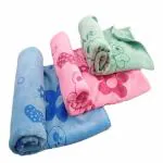 Mini Love Towel for Newborn/Baby/Kids| Super Soft Baby Bath Towel Set for Infants/Bathing Accessories (0-3 Years) Pack of 3, Multicolor (24 x 48 inch)
