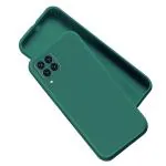 Rakulo Liquid Silicone Flexible with Camera Protection Soft Back Cover Case Samsung Galaxy Note 10 Lite (Green)