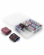 NICZICO Nail Foil Transfer Sticker Mixed Designer Box (Pack of 10)