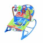 THE LITTLE LOOKERS Infant to Toddler Baby Musical Rocker for Baby Boys/Girls/Toddlers/Infants (Blue)