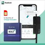 Roadcast Wired Hidden GPS Tracker (Remote Engine Lock + Live Tracking) for E-Bikes and Scooty with (1 Year Android + iOS Software)