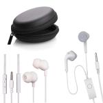 Deal Donor Rope Wire Earphones & SMG Earphones with Zipper Case Cover Earphone Pack of 3 Combo
