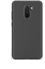 AUTOCASE Poco F1 Black Rubber Mobile Back Cover