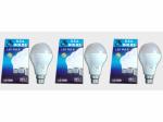 SHADOW CHECK LED BULBS Standard B22 White LED Bulb 9W Pack of 3