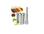 UCHHKOTI kitchenware Store Okhli Masher khalbatta for Spice Mixer Aluminium Masher (Pack of 1)