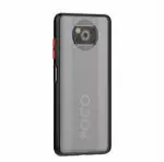 Ragro Black Hard Back Care Cover For Xiaomi Poco X3 Pro