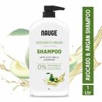 NAUGE Avocado & Argan Frizz Control Shampoo with Aloe Vera & Vitamin B5 (1 Liter (Pack of 1))