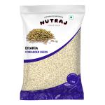 Nutraj Whole Coriander Seeds 1kg | Sabut Dhaniya | Dhania