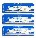First Drop XXL Maxi Care Sanitary Pads Dry gel Technology 6+6+6 Sanitary Napkin ( Pack of 3)