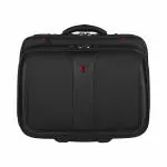 Wenger PATRIOT 17 Inch 2-Piece Business Wheeled Laptop Briefcase, Padded Laptop Compartment with Matching 15.4 Inch Laptop Case in Black (25 Litre)-blend of style & function, Swiss designed, 600662