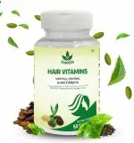 Havintha Plant Based Hair Vitamins Supplement with DHT Blocker, Hair Vitamin Blend, Omega 3 ALA & Pine Bark Extract for Control Hair Fall - 60 Capsules