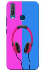 MobiEra Vivo Y15 Multicolor Simple Headphone Design Plastic Hard Case Cover