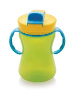 Nabhya Green Plastic Flask Bottle 400 Milliliters