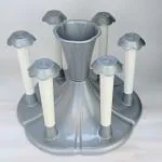 PANCHANAN glass Stand for kitchen 6 Glasses / Plastic Glass Holder