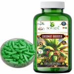 Sovata Coconut Booster Fertilizer Capsules (51 no's), Slow Release Organic Fertilizer (90 Days) for Overall Healthy Growth of Coconut Plants.