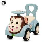 Baybee Blue Ryzie Ride-On Baby Push Car with Back Rest & Storage, for Kids(1-3 Years)