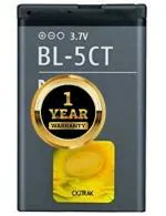 Mobcrown Lynacz Original BL-5CT Battery for Nokia 3720 5220 6303 6730 C6-1 C5-00 C3-01 (1050 mAh) with 1 Year Replacement Warranty