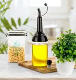 GOKHARIDI Cooking Oil Dispenser Bottle Oil Pourer Jar Oil Container For Kitchen (Plastic, 500 ML)