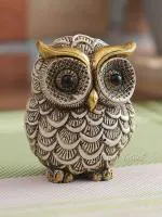 CraftVatika Owl Showpieces Statue Decorative Items for Home Decor Office Desk Decoration