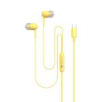 Portronics Conch 60, Yellow Wired Earphone With Mic (POR-1501)