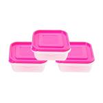 EZ Life Multicolour Plastic Storage Container (Set of 3) Pack of 1