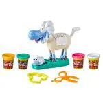 Playdoh Animal Crew Sherrie Shearin' Sheep Toy for Kids 3 Years and Up with Funny Sounds and 4 Non-ToxicPlaydoh Colors Clay & Dough for Kids age 3Y+