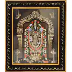 pujaNpujari Tirupati Balaji / Venkateswara Swamy / Perumal Photo Frame for Wall Hanging and Pooja Room Religious Frame