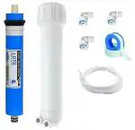 BIOTIC WATER RO Membrane 100 GPD Original with RO Membrane Housing kit only with Double Silicon o Ring 10 inch, RO Service Kit with Membrane, 2000 TDS High Flow 100 GPD RO Membrane for Water Purifier