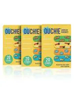 Aya Papaya Ouchie Yellow Printed Adhesive Bandages 20 Strips (Pack Of 3)