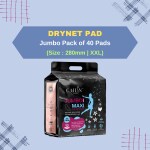 Cailin Care Extra Large & Wider Sanitary Pads Sanitary Napkins (Total 40 Pads | XXL | 280mm)