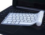 iFyx Dell Inspiron 15 inch White Silicone Keyboard Skin Protector Case Cover