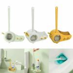 PrimeChoice Snail Shape Wall Mounted Toilet Brush with Holder Snail Shape Storage Rack Household Cleaner Tool for Bathroom Accessory Toilet Cleaning Brush