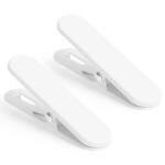 ABOUT SPACE Pegboard Clips - Pack of 2 Peg Board Clips for Rags, Rust-Free Clothes Pegs for Oven Mitts, Postcards, Photos for Home Office Kitchen Storage and Display (1 Set - L 8 x B 2 cm)