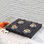 Wonderchef Glory Glass Cooktop 4 Burner Manual Cooktop