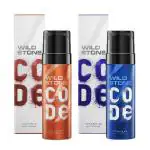 Wild Stone Code Copper & Titanium Body Perfume Combo for Men 120ml (Pack of 2)