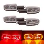 PBTA Premium LED Indicator Compatible With Hero Passion, Passion Plus, Passion Pro, Passion Old Models - Pack of 4 ( Red & Yellow )